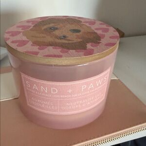 Candle Sand And Paws